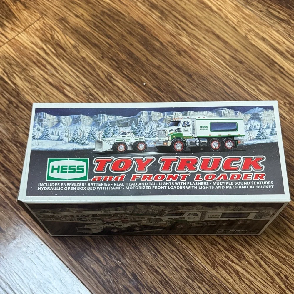 Vintage Hess 2008 Toy Truck and Front Loader collectible toy new in box